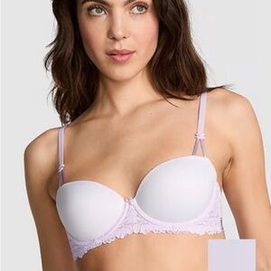 PINK Victoria’s Secret Lightly Lined Balconette Bra in Purple Whisper